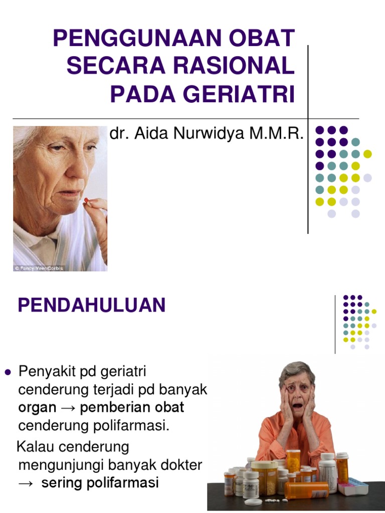 Penggunaan Obat Secara Rasional Pada Geriatri | PDF