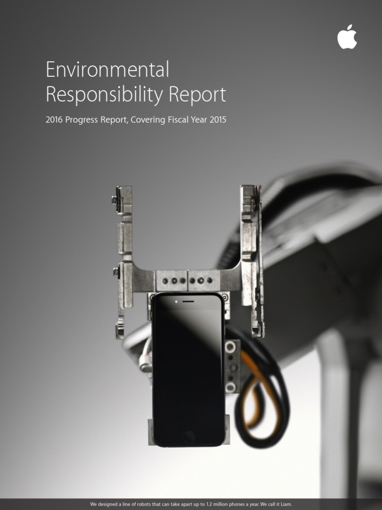 Apple Environmental Responsibility Report 2016 | PDF | Renewable Energy ...