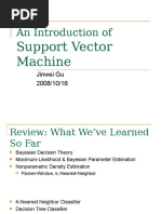 An Introduction Of: Support Vector Machine