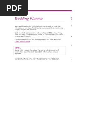 Wedding Planner