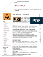 Além Da Poupança_ Série Mastigado – Dividendos