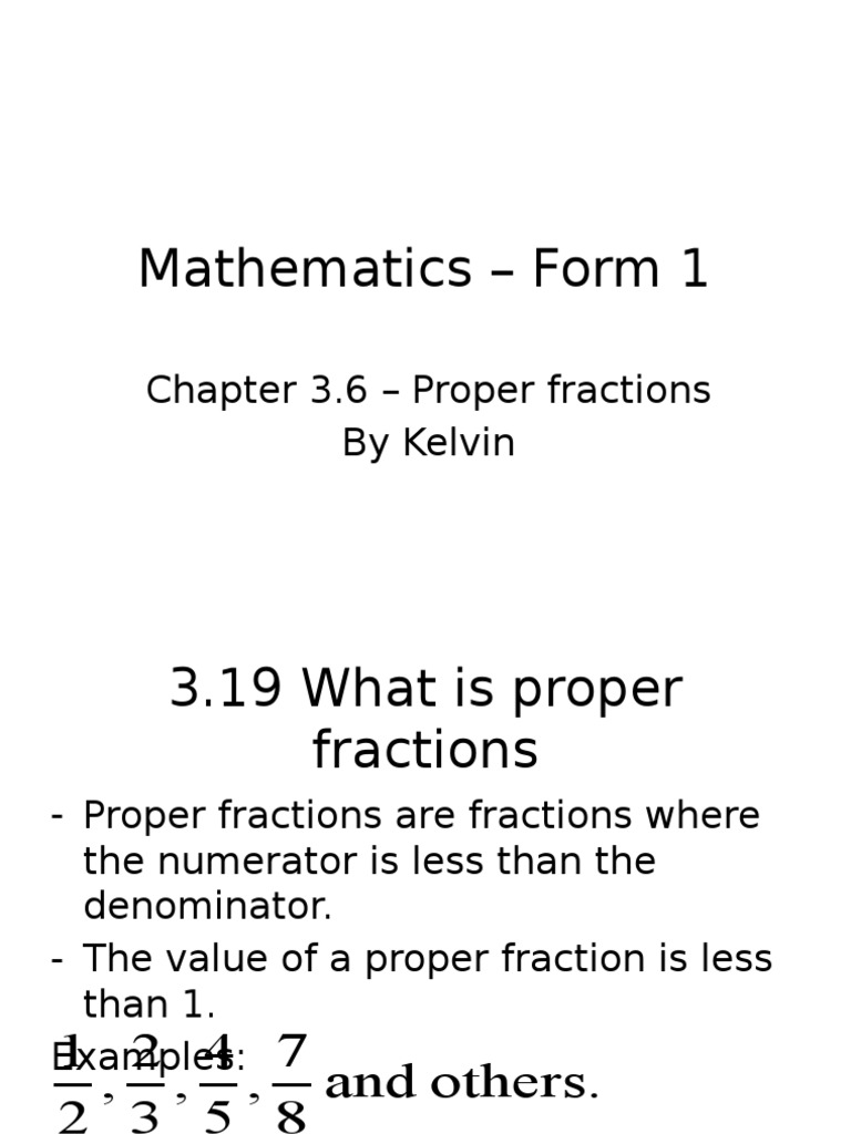 Math Chapter 3.6 Form 1 by Kelvin | PDF | Teaching Methods & Materials ...