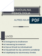 Individualna Psihologija Alfreda Adlera