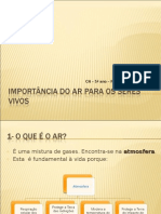 Importância Do Ar para Os Seres Vivos