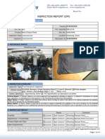 Garment in Line Inspection Sample Report PDF