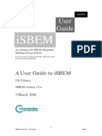 A User's Guide to the iSBEM Software