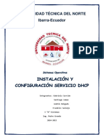 Configuracion Servicio DHCP