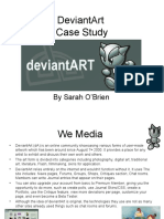 Deviantart Case Study: by Sarah O'Brien