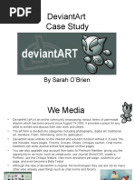 Deviantart Case Study: by Sarah O'Brien