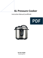 Abode 6L Pressure Cooker Manual