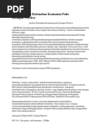 Download Jurnal Analisis Kelemahan Keamanan Pada Jaringan Wireless by Ahmad Wasil SN311212345 doc pdf