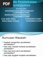 Download Metode Pendekatan Pendapatan by Irma Aulis Silvia SN311213473 doc pdf