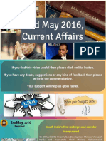 2 May 2016 Current Affair for Competition Exams