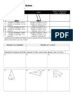 Volume of Cones