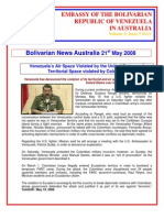 Australian Bolivarian Embassy News Vol 2 Issue 5 May 21st 2008