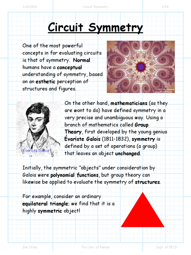 Circuit Symmetry-Method to Solve Problems | Symmetry | Group (Mathematics)