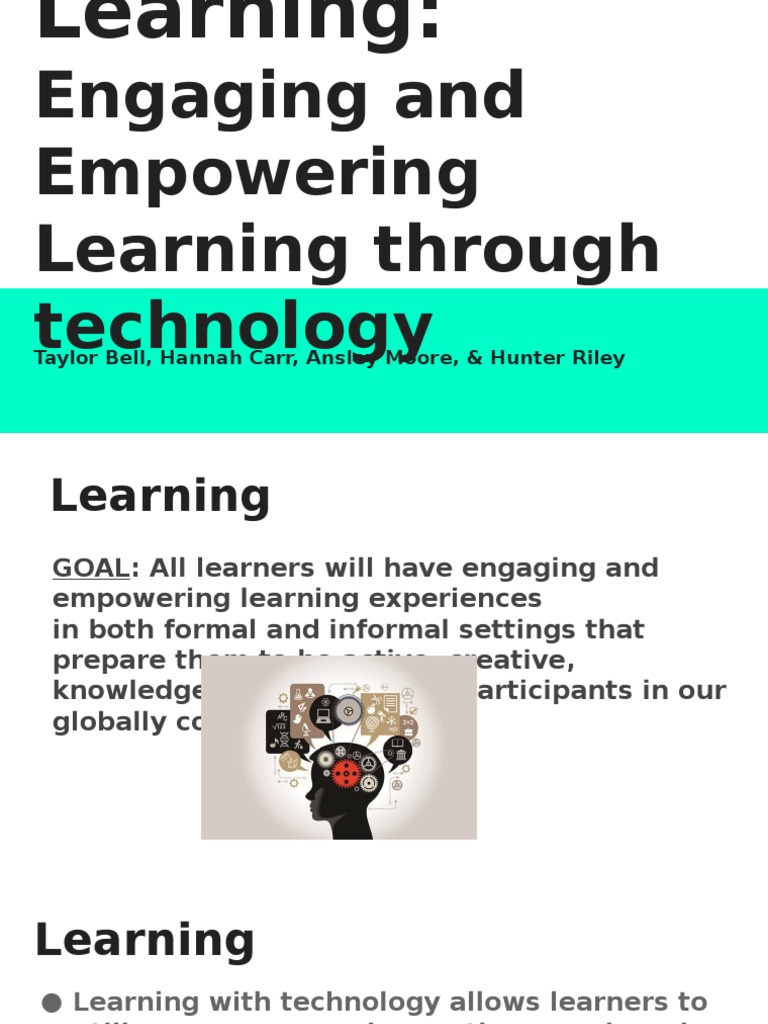 Empowering Learning Through Technology | PDF | Project Based Learning ...