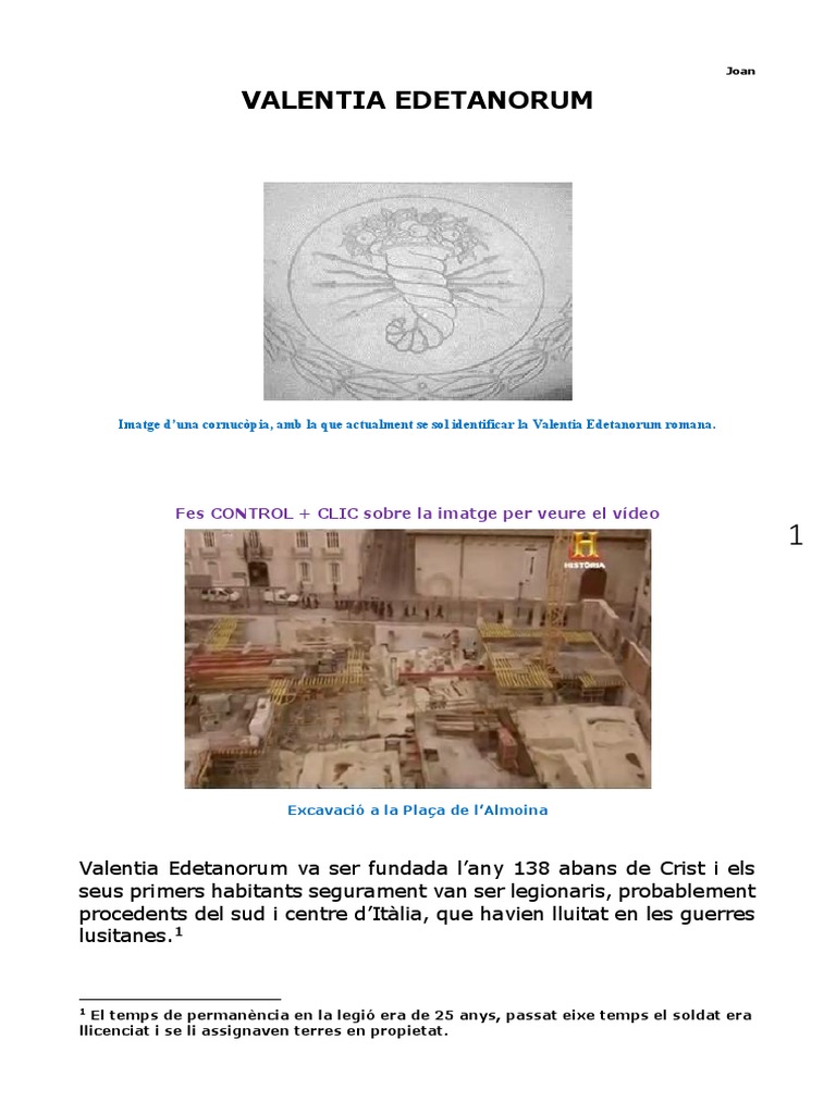 Valentia Edetanorum PDF | PDF