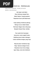 Contoh Karya Pantun-Tahun 2