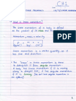Unit 4 Physics Notes Linear Momentum PDF