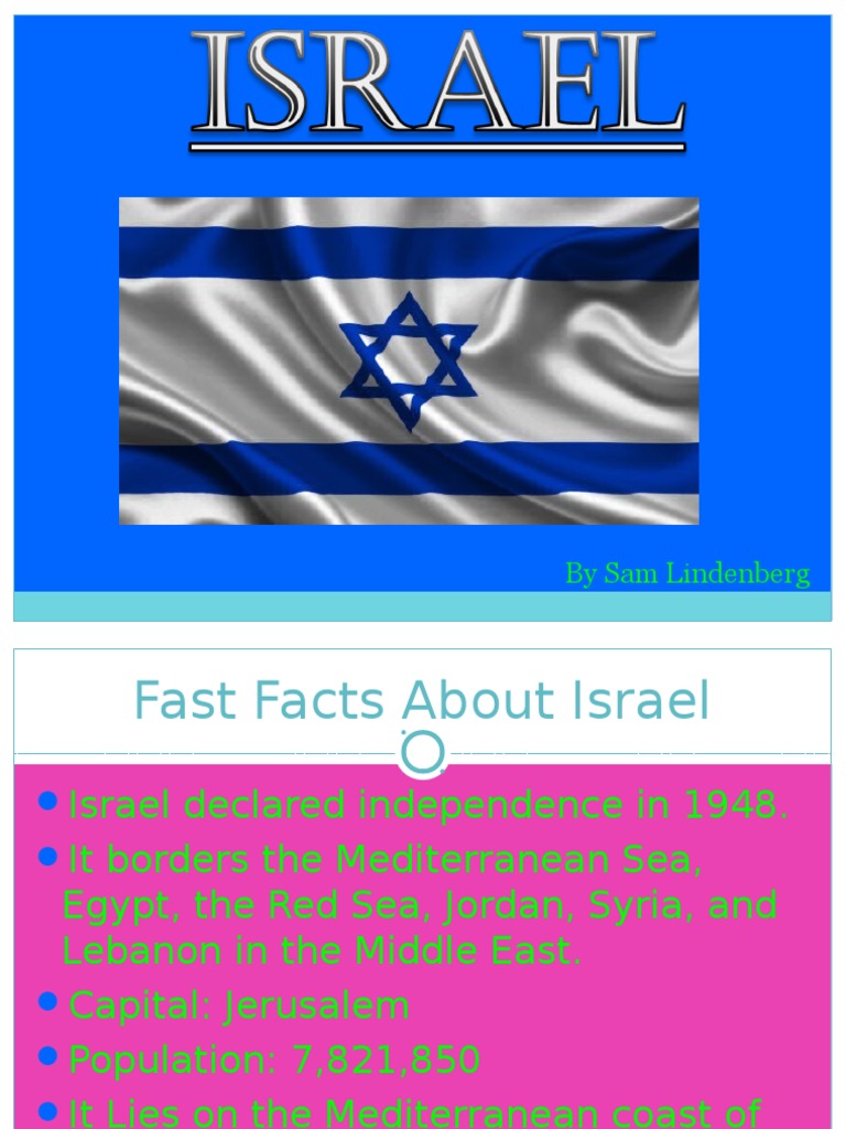 Key Facts About Israel's Geography and Climate | PDF | Travel