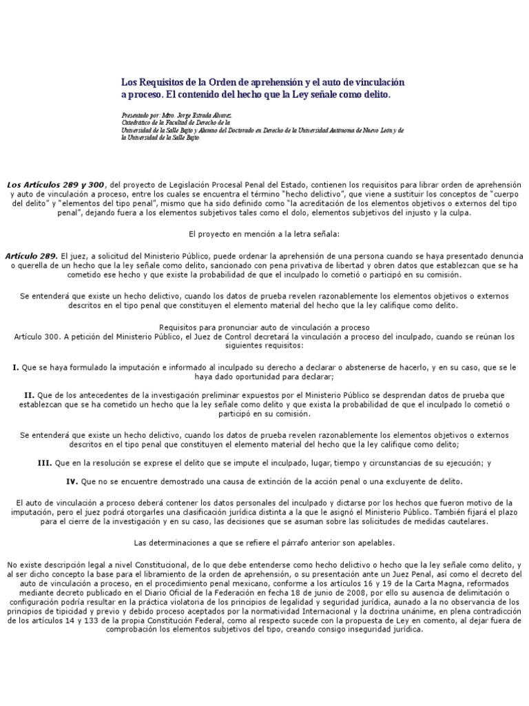 Los Requisitos del auto de vinculación a proceso.docx