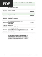 Itinerary May 2