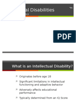 intellectual disabilities