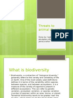 Threats To Animal Diversity