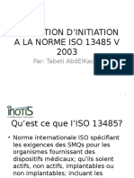 Formation D'initiation A La Norme Iso 13485 V 2