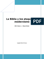 La Biblia y Los Ataques Del Modernismo