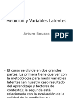 Medición y Variables Latentes