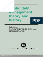Rudiger Dornbusch, Mario Draghi-Public Debt Management - Theory and History-Cambridge University Press (1990)