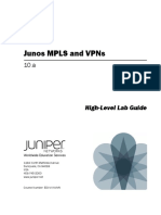 Junos Mpls and VPNS: High-Level Lab Guide