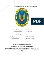 Praktikum Kimia Analisa Gravimetri