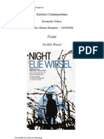 Recensao Da Obra 'Noite' de Elie Wiesel
