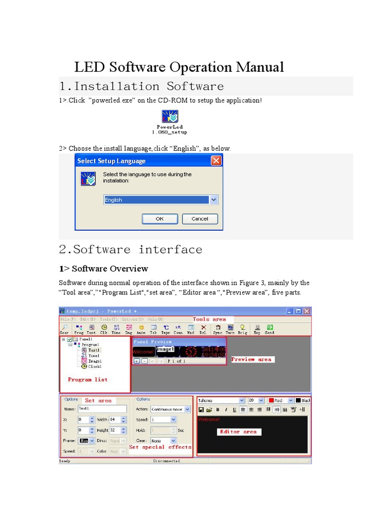 LED Player Software User Guide | PDF | Technology & Engineering
