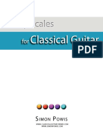 Daily Scales for the Classical Guitar by Simon Powis