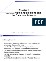 Identifying The Applications and The Database Schema