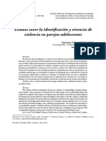 Estudio Sobre La Identificacion Vivencia de La Violencia en Parejas Adolescentes