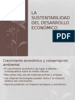 La Sustentabilidad Del Desarrollo Economico