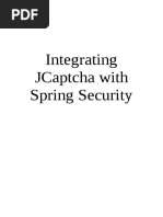 Integrate JCaptcha With Spring Security Framework