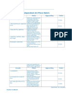 Indie Project 1 Rubric