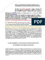 La Masoneria y Las Instituciones Politico Economicas Mas Influyentes