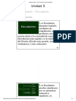 COAGULACION - FLOCULACION (FLOCULANTES)