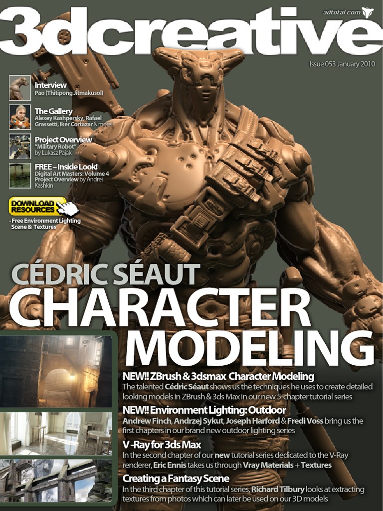 3DCreative Issue 053 Jan10 Lite | PDF | 3 D Computer Graphics ...