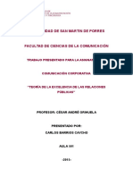 Teoría de La Excelencia de Las Relaciones Públicas