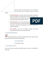 Informatica Error Classification