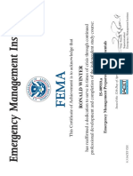 Is-00910.a - Emergency Management Preparedness Fundamentals - CERTIFICATE