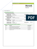 MS Learning Transcript-Diego Trujillo